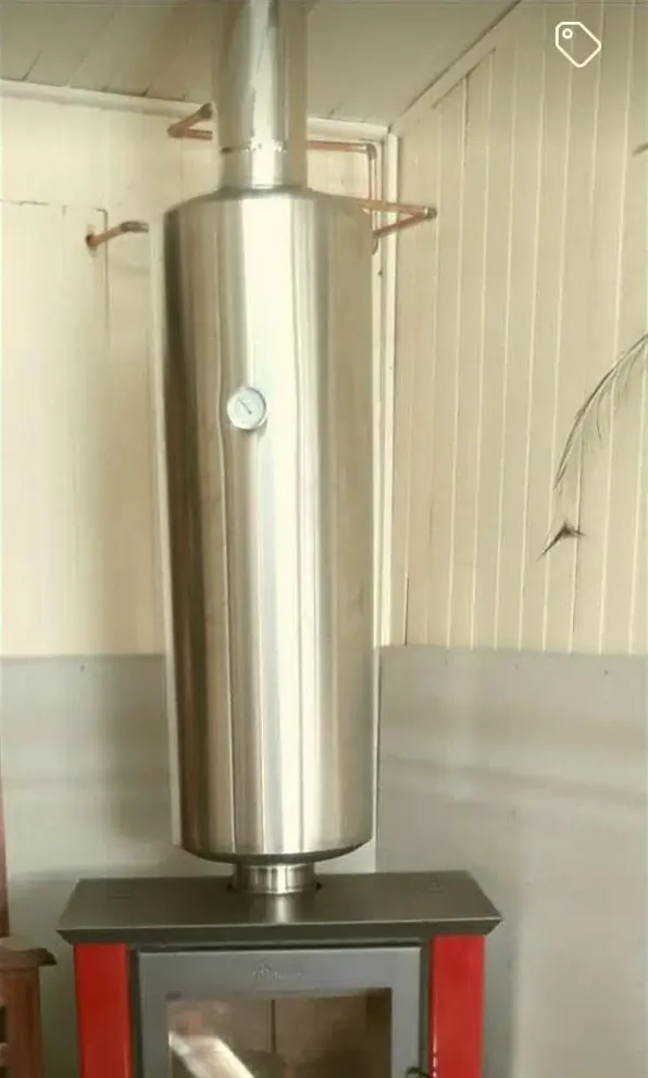 Termocañón funcionando en la casa de un cliente